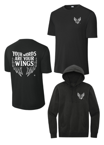Hoodie “Your Words Are Your Wings ®️”
