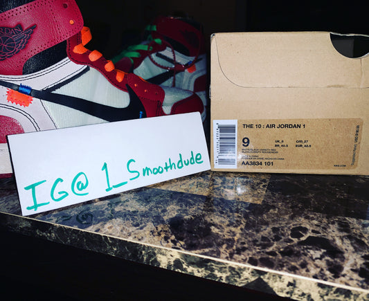 Retro Jordan 1 High Off-White Chicago “The Ten”