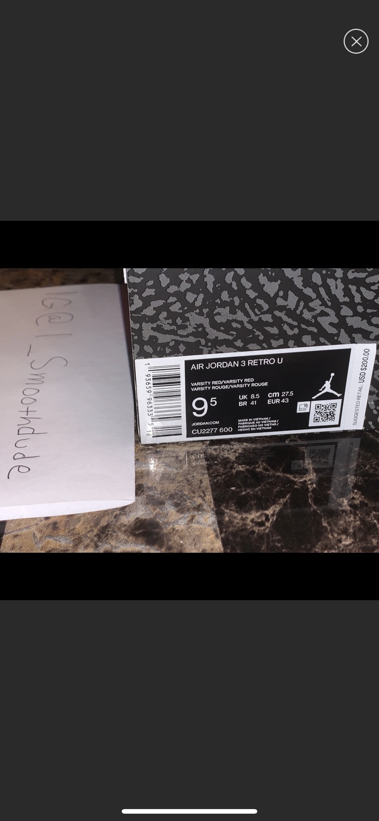 Retro Air Jordan 3 Unite “CHI” Exclusive